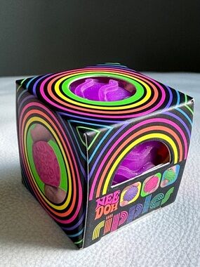 SHIPS TODAY! Nee Doh Teenie Ripples Purple Squishy TikTok Viral Toy